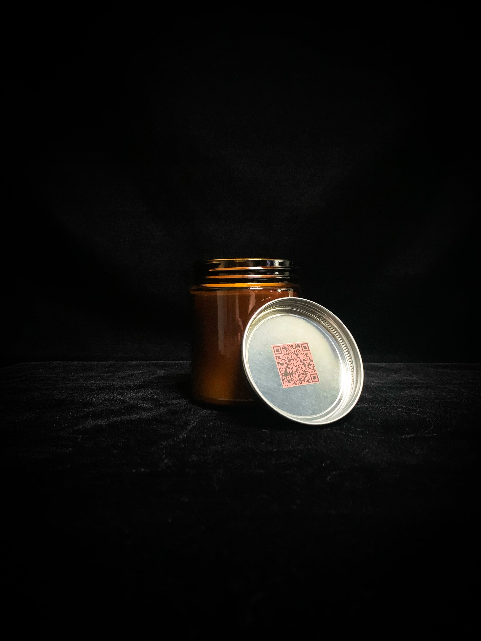 Noxious Desire Hand Made Candle, Scented Candle, QR Code